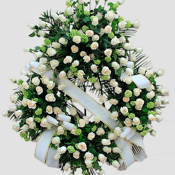 Corona Premium Rosas Blancas