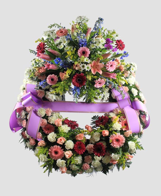 Corona Funeraria Primaveral